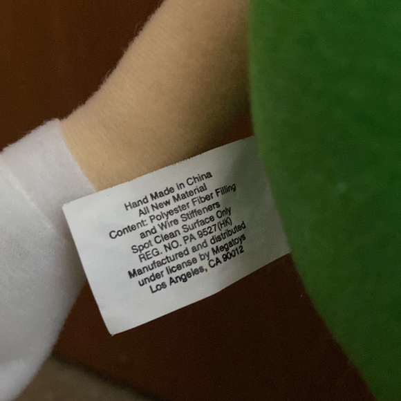 Vintage Y2K Miss Green Lady M&M’s Candies Stuffed Animal Plush Toy Doll 10” - Picture 5 of 5